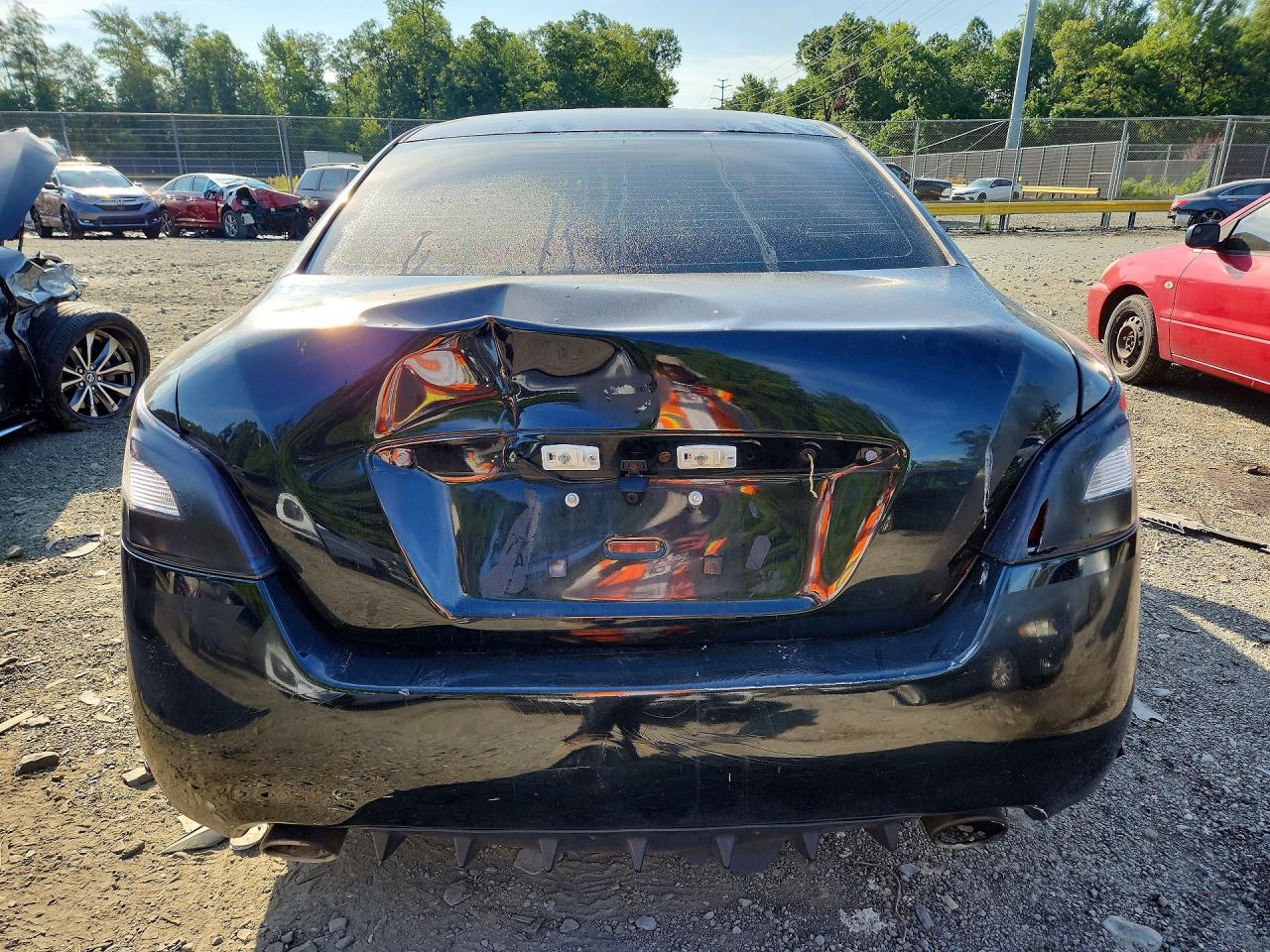 2014 Nissan Maxima 3.5 S Black vin: 1N4AA5AP7EC444093