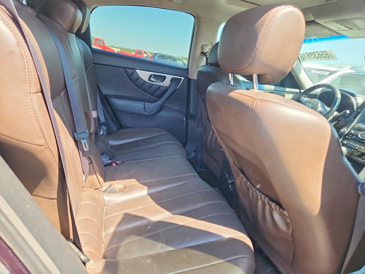 2012 Infiniti Fx35 Base Бордовый vin: JN8AS1MU9CM121984