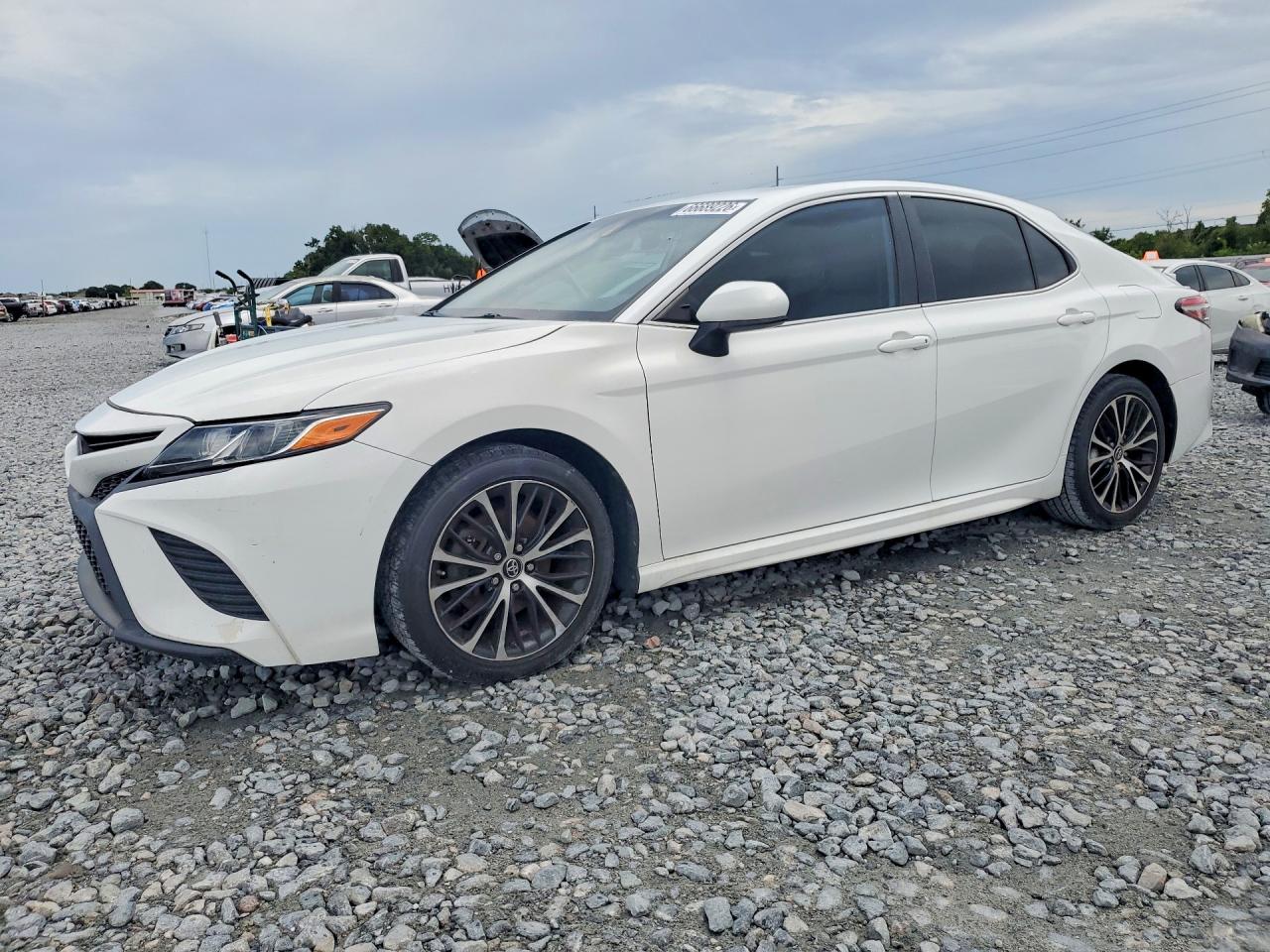 2019 Toyota Camry Se White vin: 4T1B11HK4KU785986