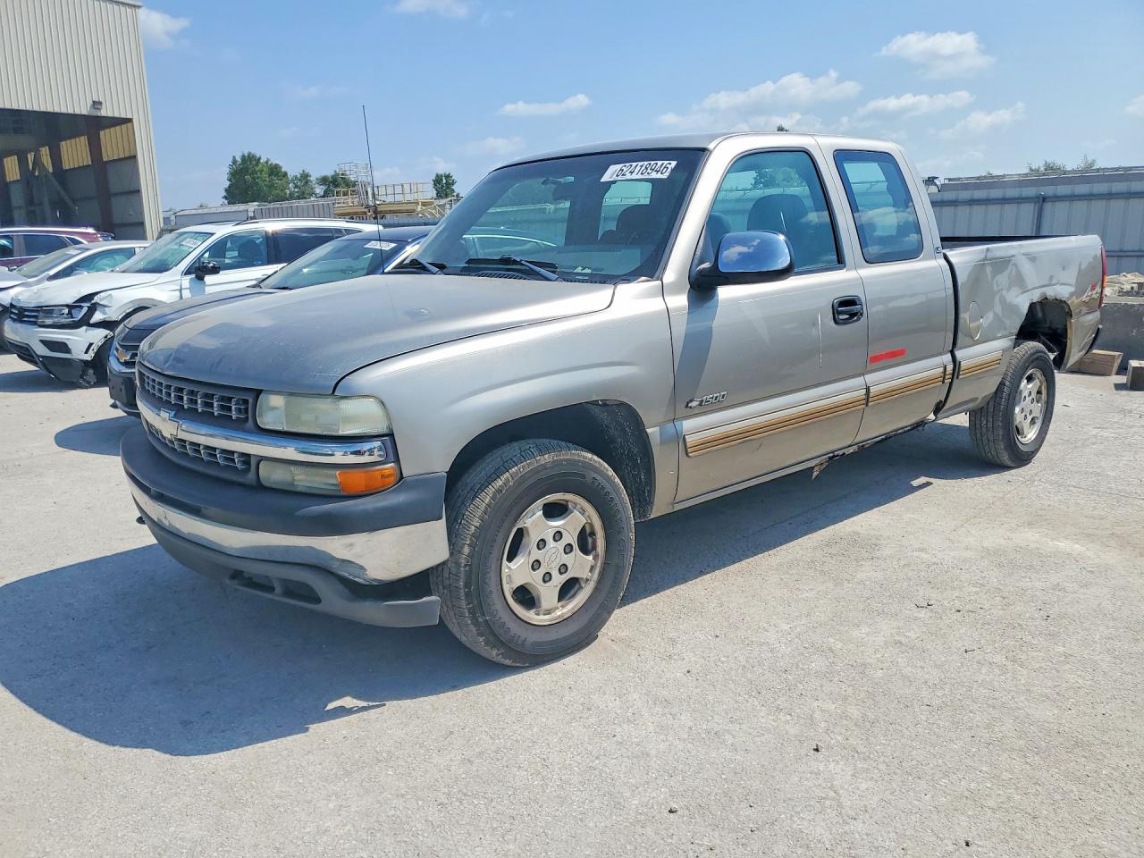 2001 Chevrolet Silverado K1500 Silver vin: 2GCEK19T311389659