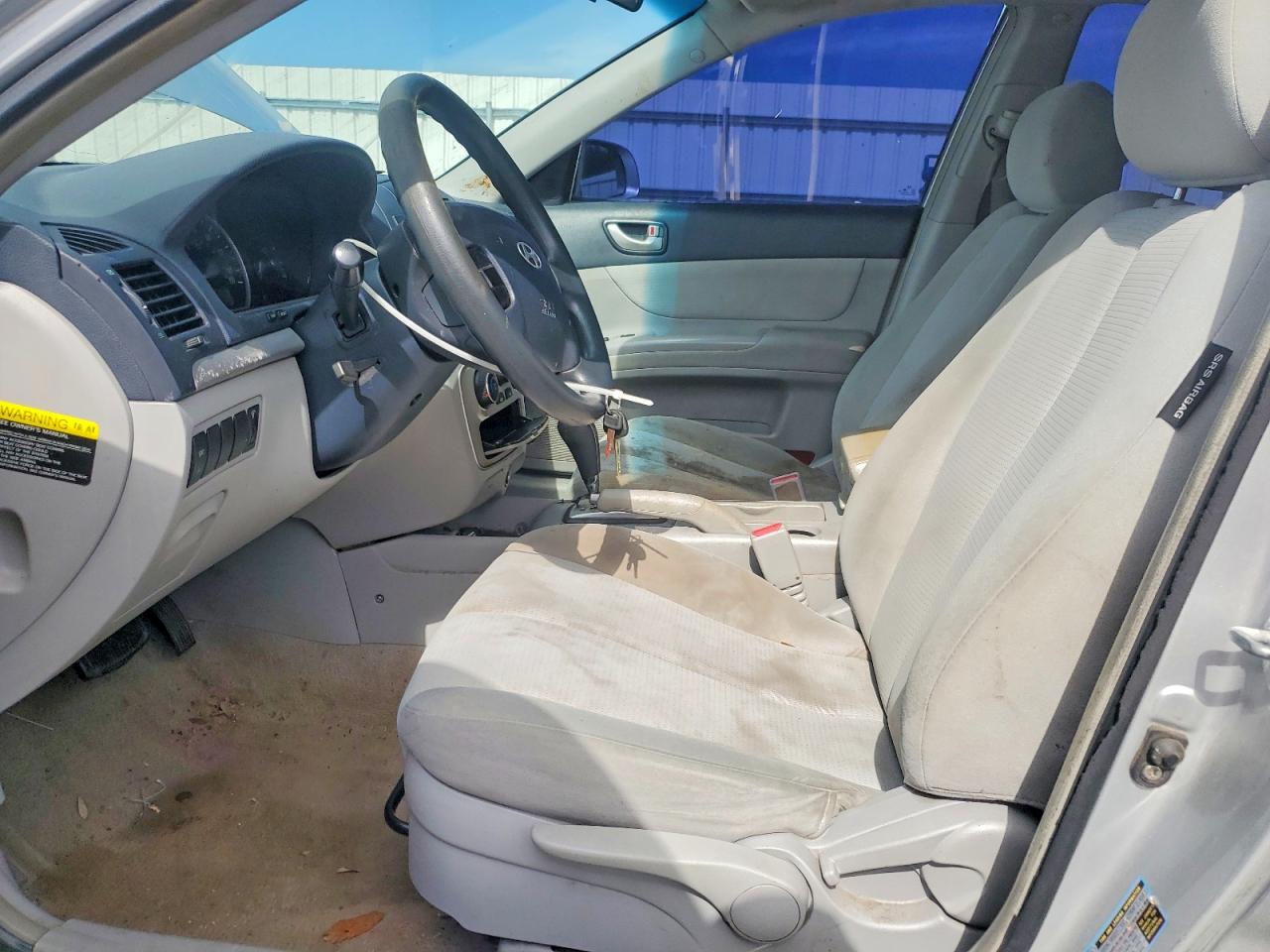 2008 Hyundai Sonata Gls Silver vin: 5NPET46C98H400403