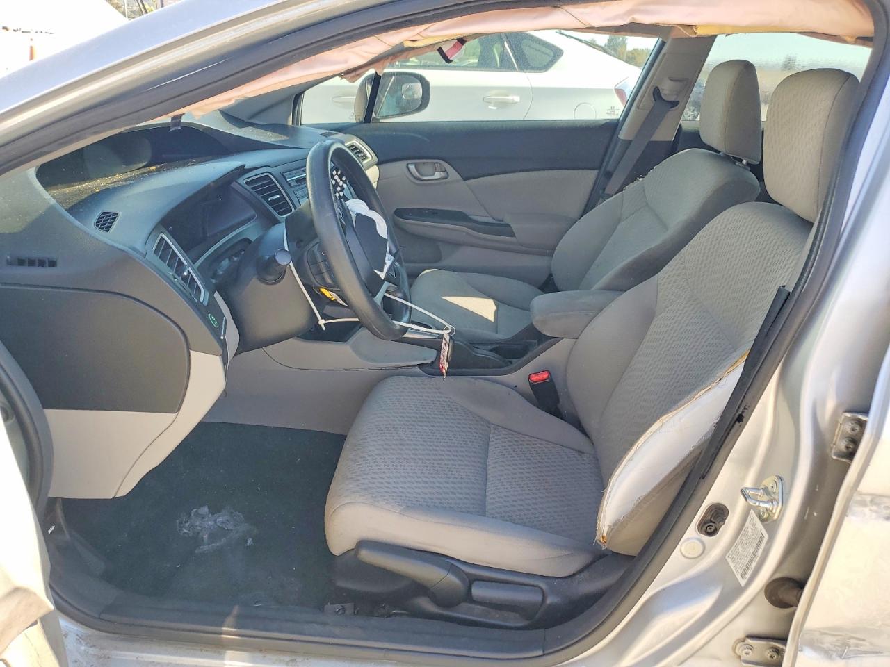 2015 Honda Civic Lx Silver vin: 2HGFB2F57FH551096
