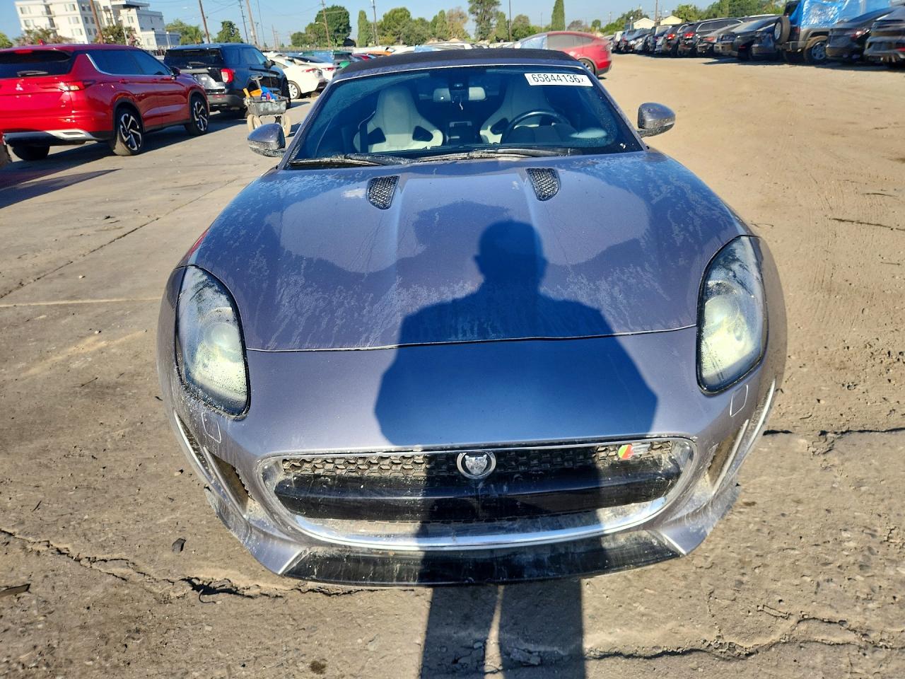 2014 Jaguar F-type S Gray vin: SAJWA6FC5E8K06307