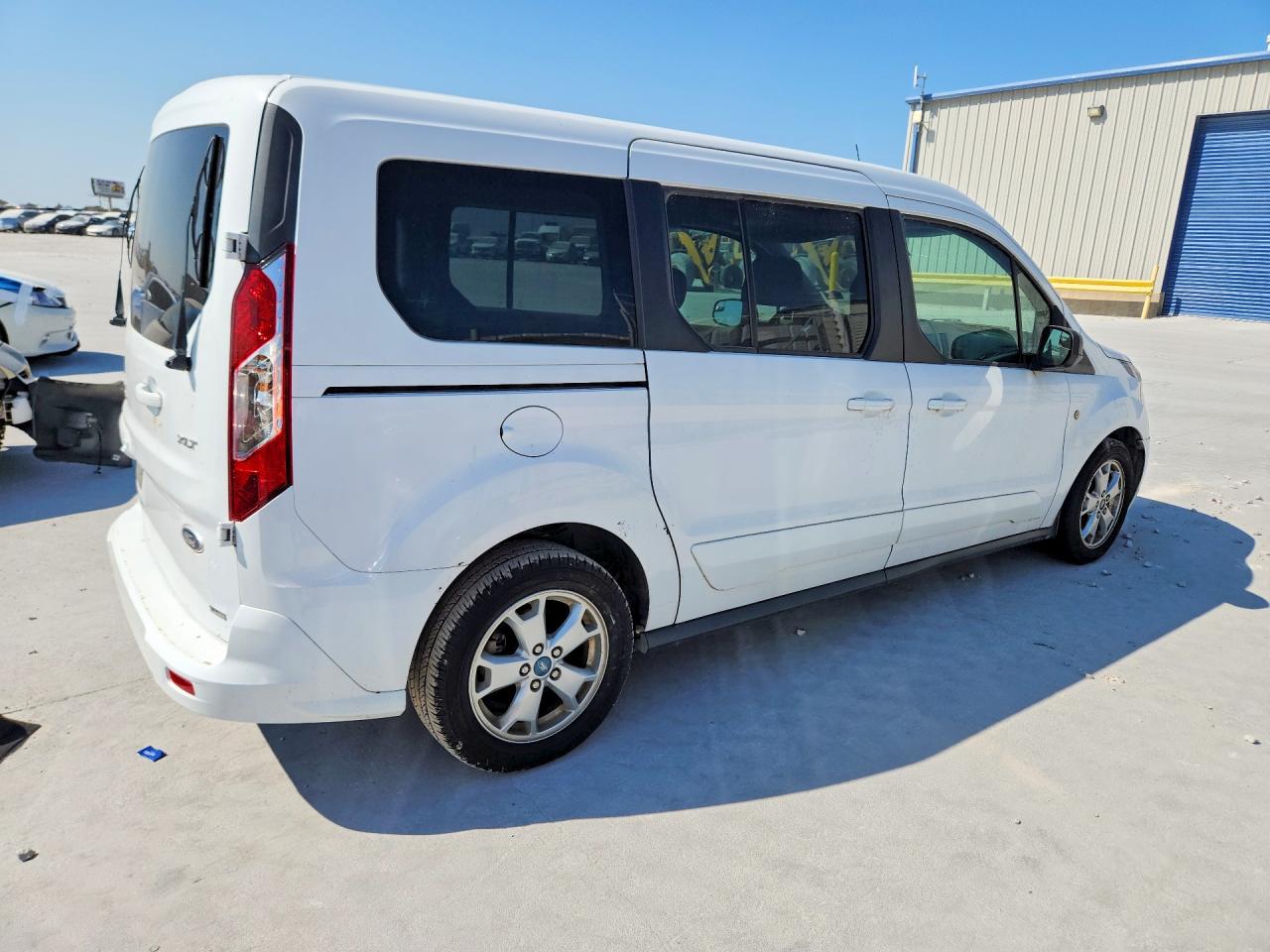 2014 Ford Transit Connect Xlt White vin: NM0GS9F75E1141193
