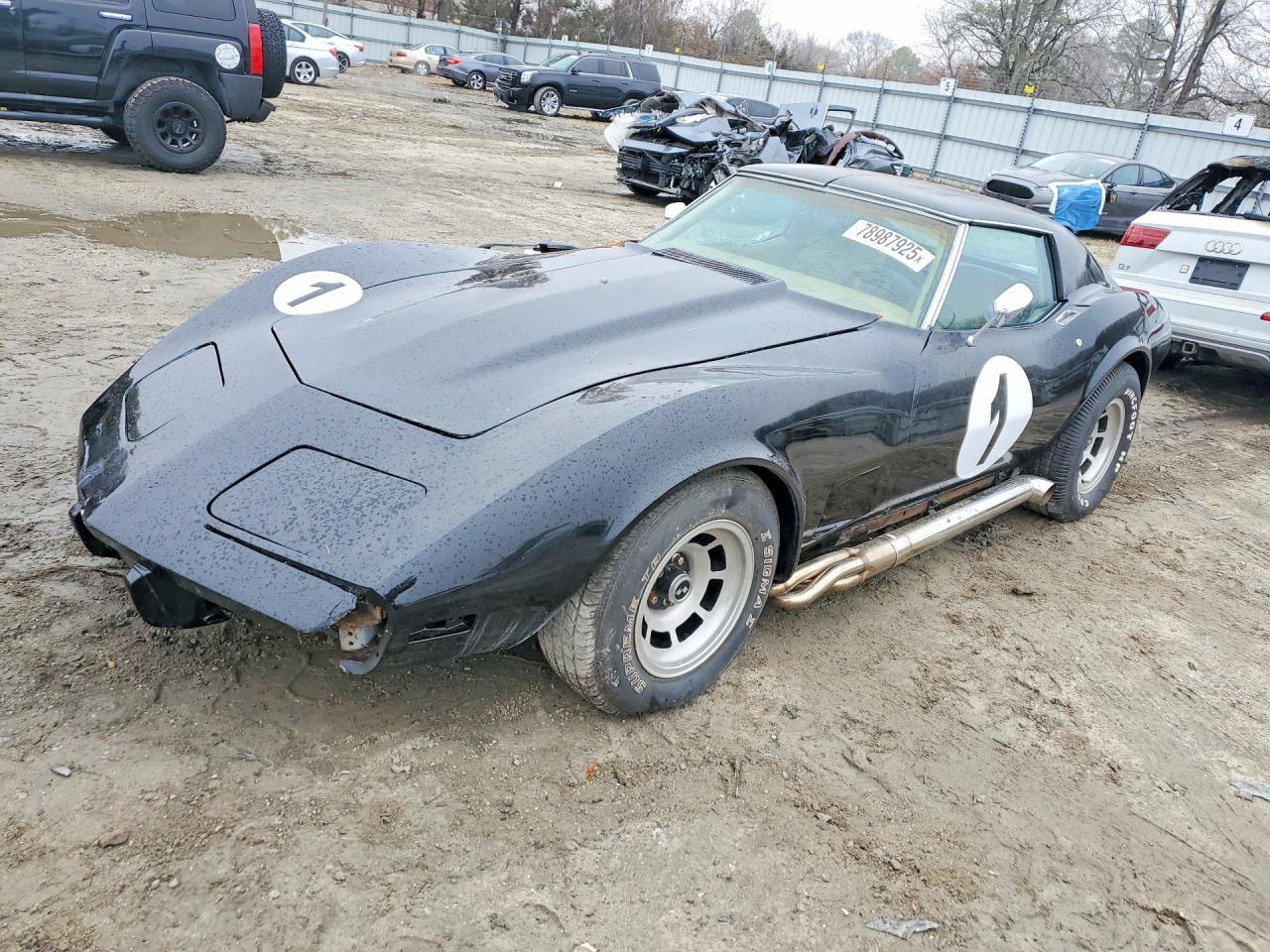 1976 Chevrolet Corvette Черный vin: 1Z37L6S439227
