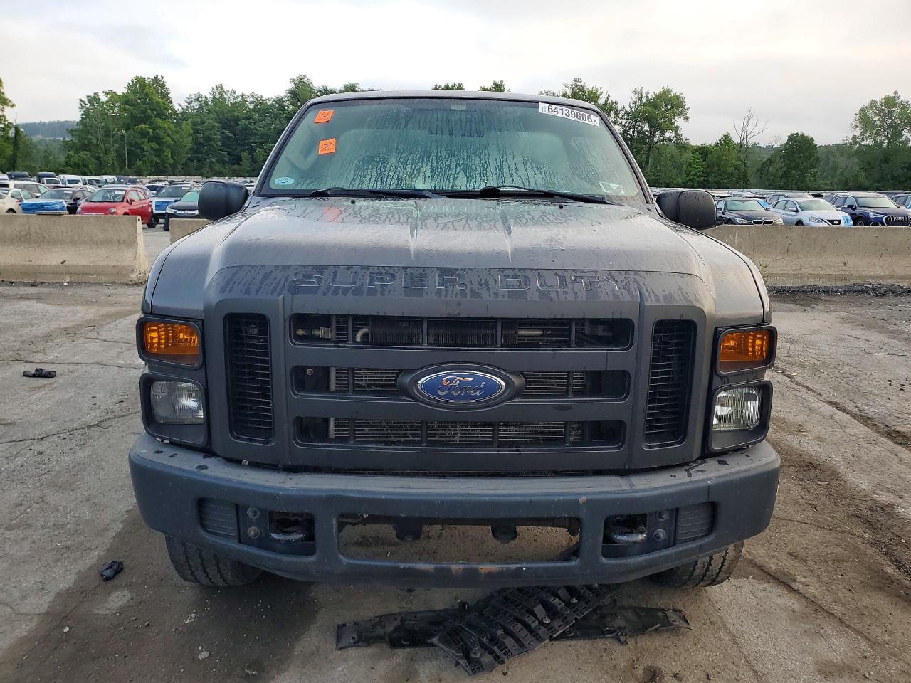 2008 Ford F250 Super Duty Gray vin: 1FTNF21558EA01847