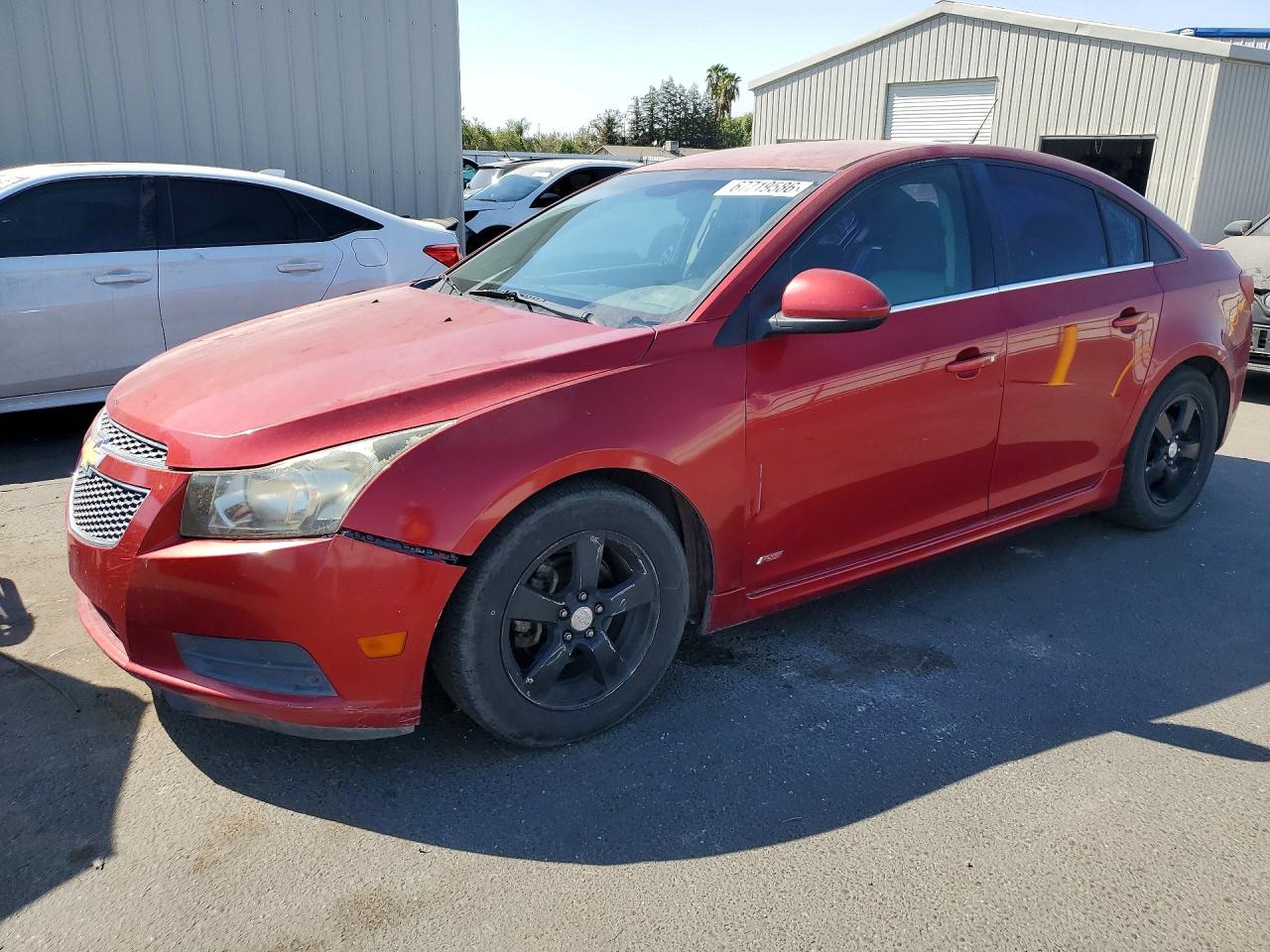 2013 Chevrolet Cruze Lt Red vin: 1G1PC5SB2D7267146
