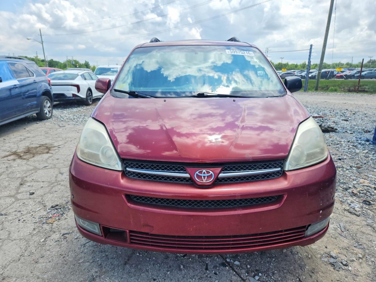 2005 Toyota Sienna Xle Limited 7 Passenger Red vin: 5TDBA22C95S044706