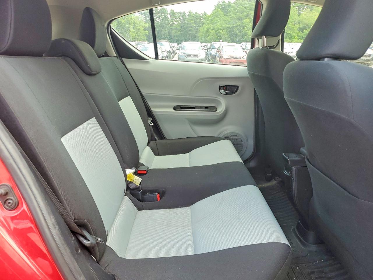 2012 Toyota Prius C Three Red vin: JTDKDTB31C1021590