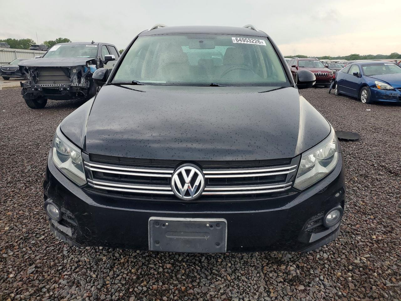 2013 Volkswagen Tiguan S Black vin: WVGBV7AX7DW501173