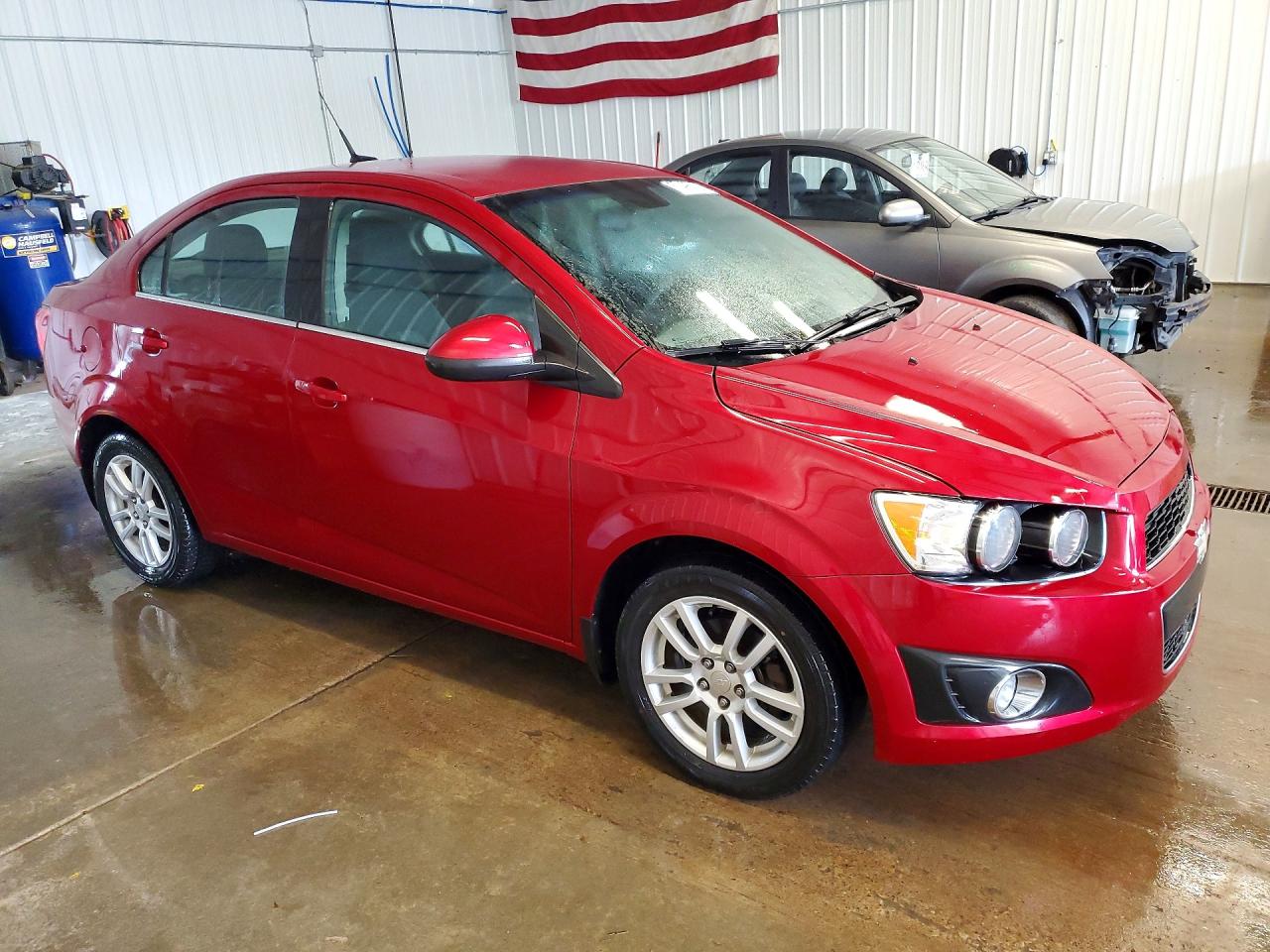 2012 Chevrolet Sonic Lt Red vin: 1G1JC5SH4C4209968