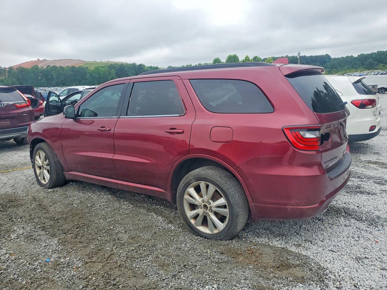 2018 Dodge Durango Gt Бордовый vin: 1C4RDJDG8JC416175