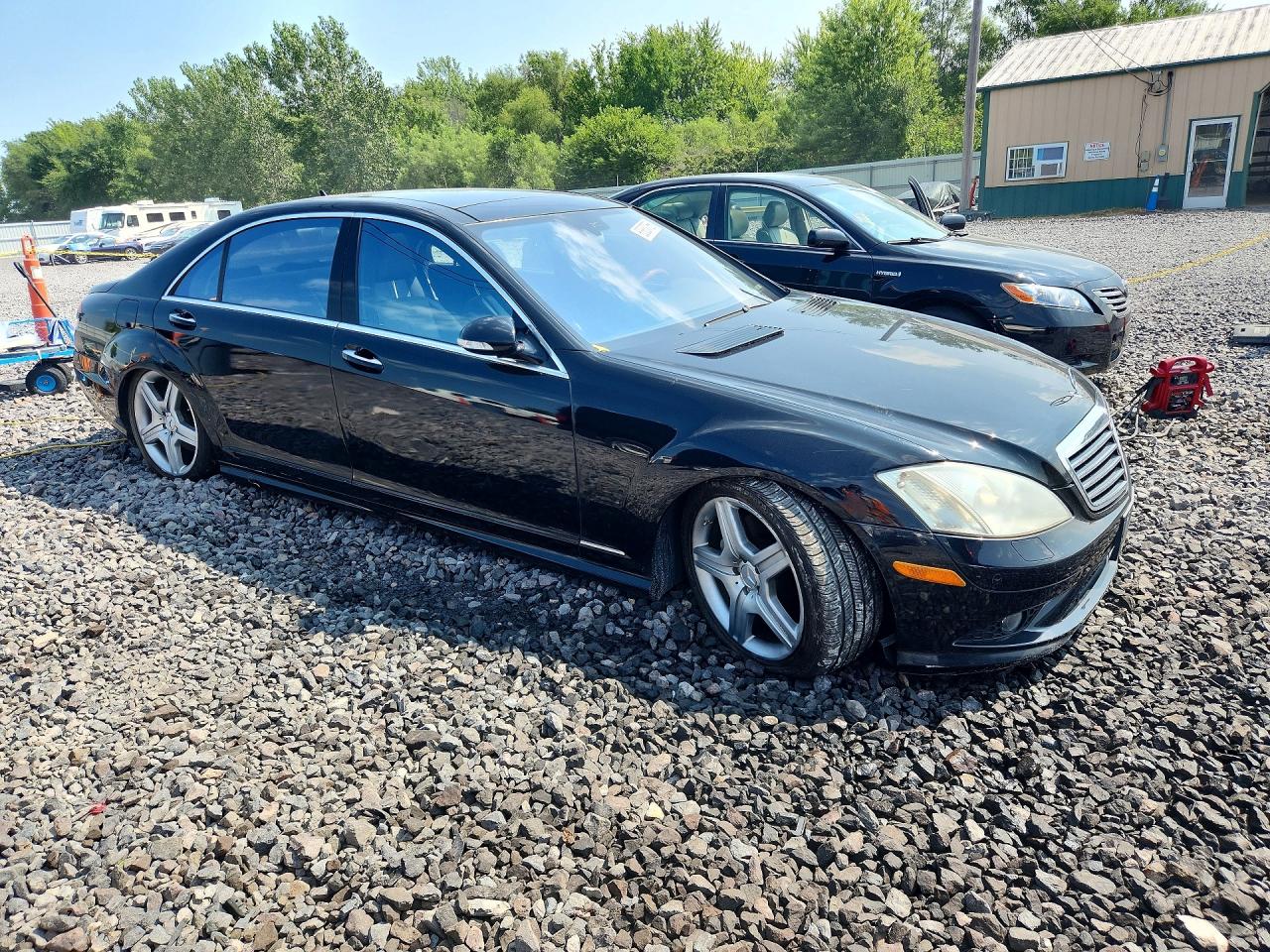 2008 Mercedes-benz S 550 4matic Black vin: WDDNG86XX8A184931