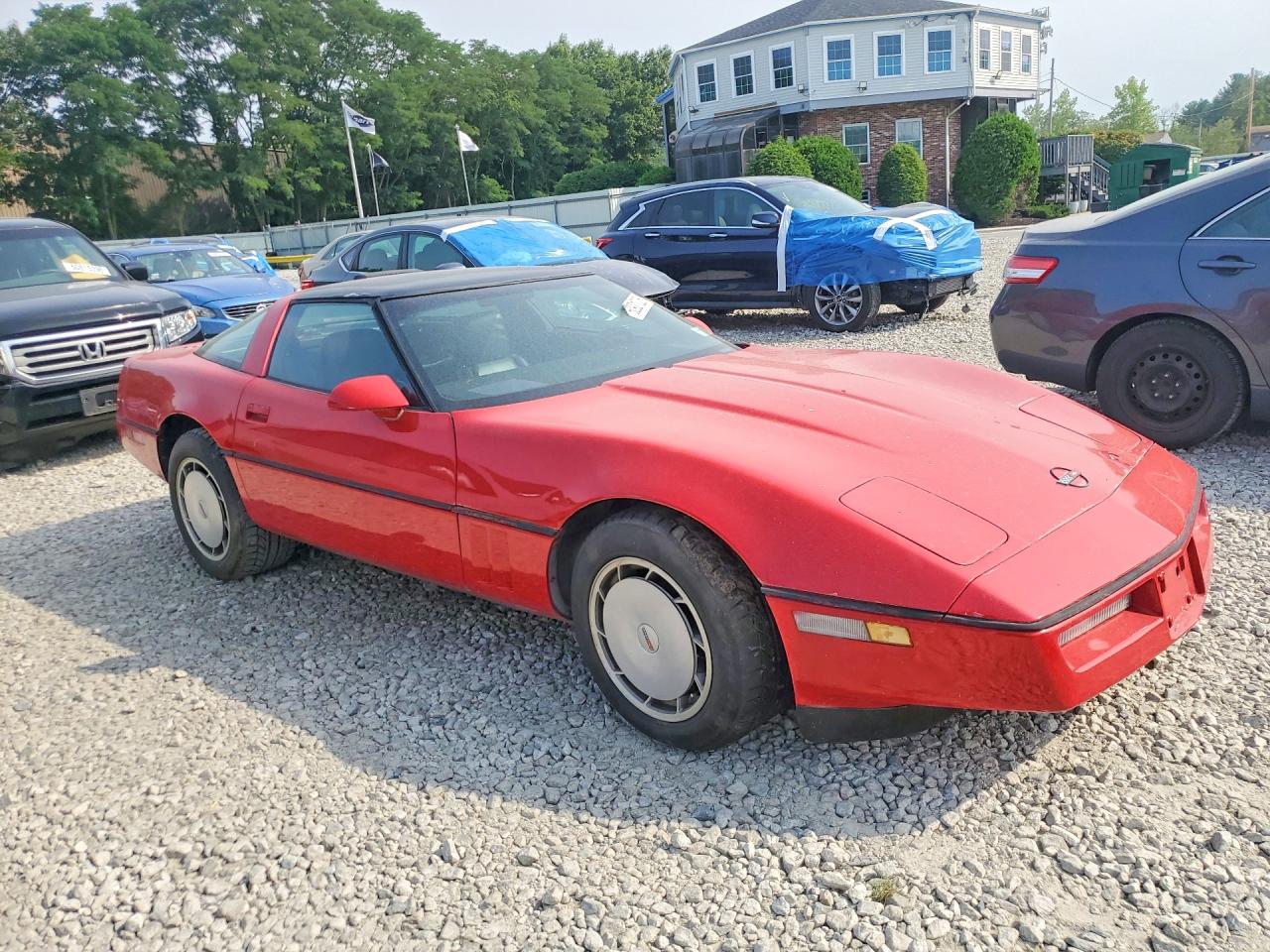 1986 Chevrolet Corvette Red vin: 1G1YY0781G5117115