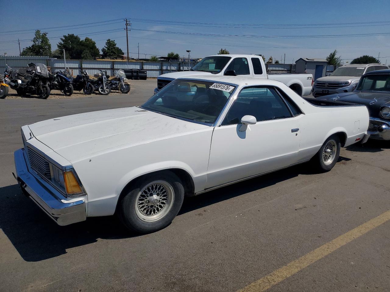 1981 Chevrolet El Camino White vin: 1GCCW80J7BR458815