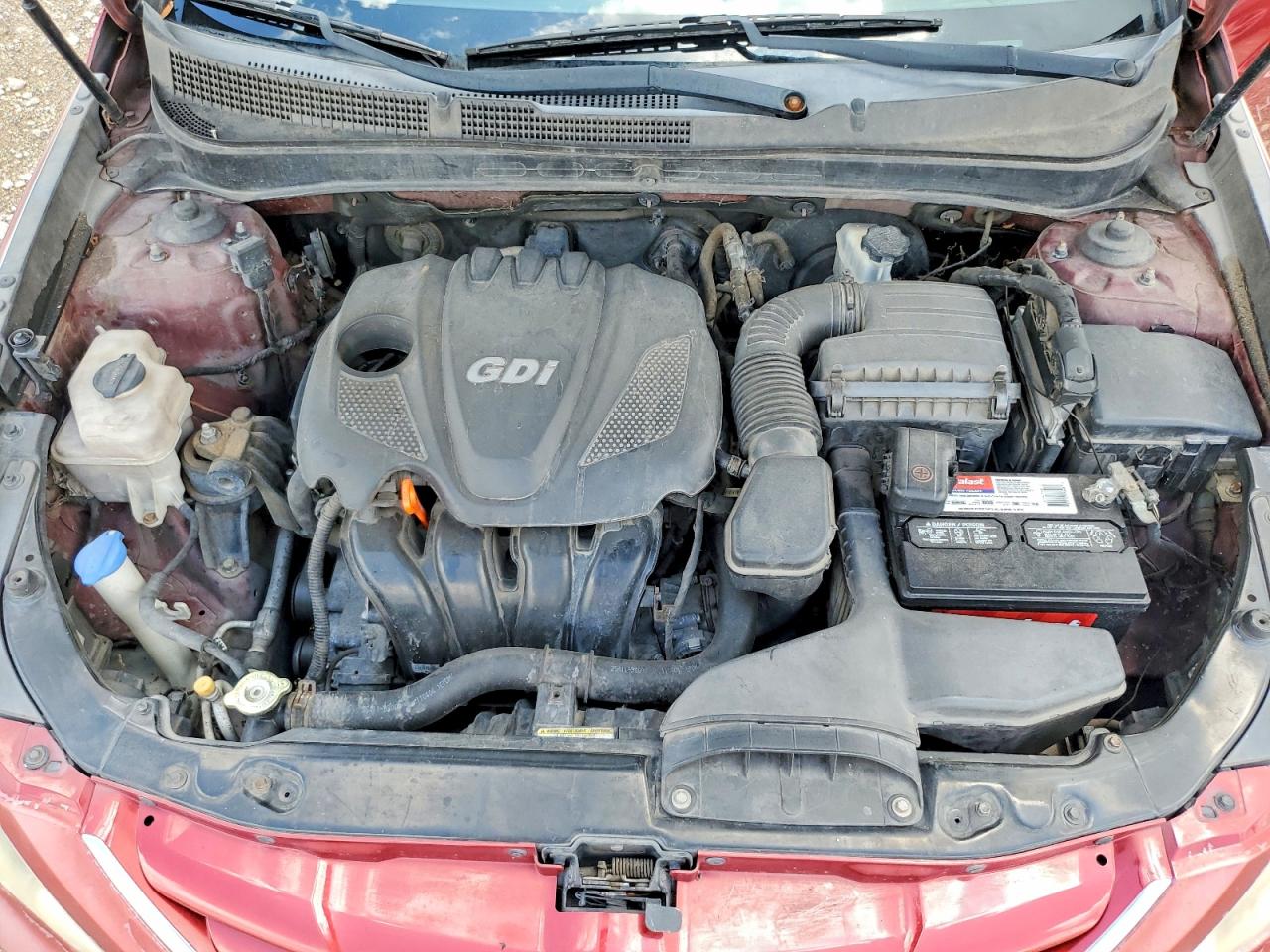 2012 Hyundai Sonata Gls Red vin: 5NPEB4AC1CH319396