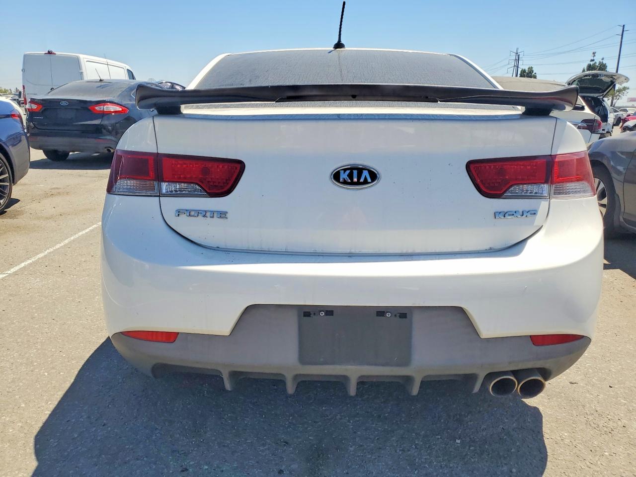 2012 Kia Forte Ex White vin: KNAFU6A2XC5569945