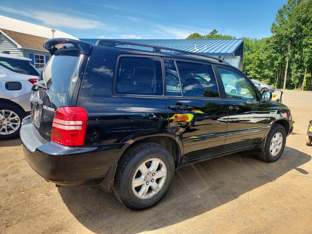 2003 Toyota Highlander Limited Black vin: JTEHF21A530136208