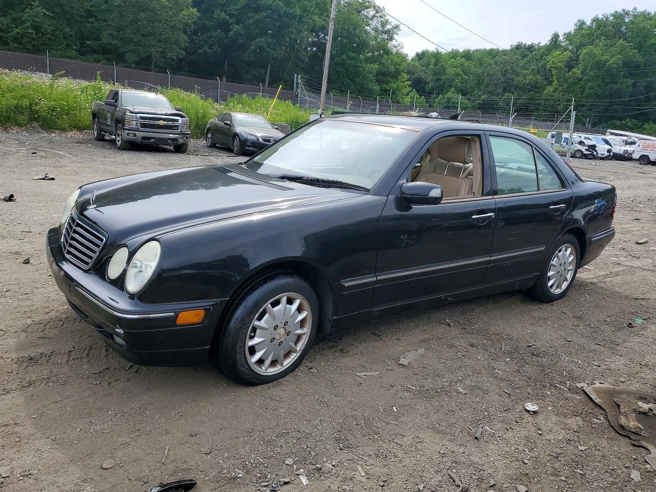 2001 Mercedes-benz E 320 Черный vin: WDBJF65JX1B309079