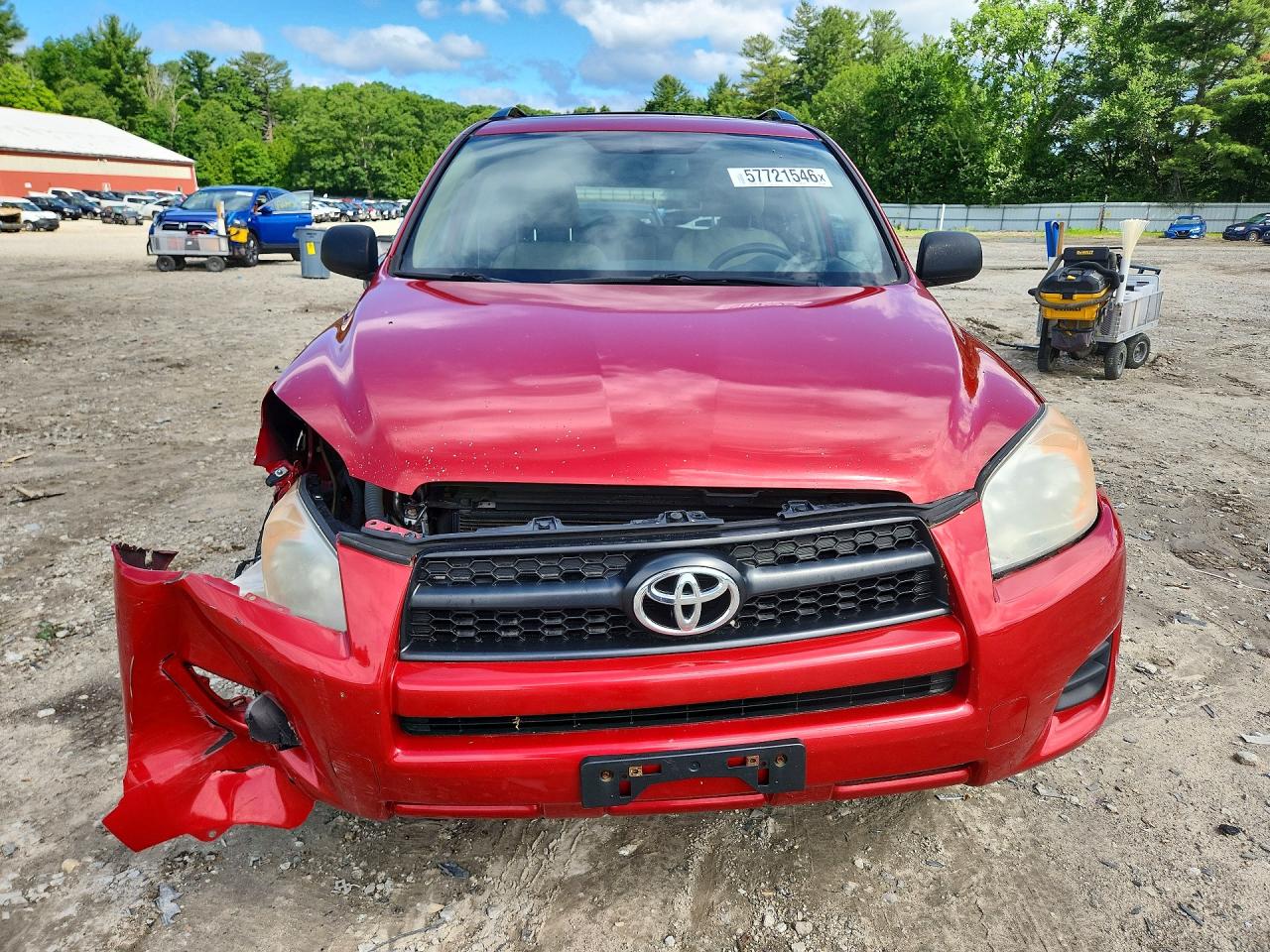 2011 Toyota Rav4 Base Red vin: 2T3ZF4DV9BW076494
