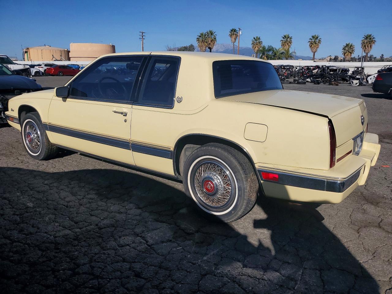 1986 Cadillac Eldorado Yellow vin: 1G6EL5785GU617745