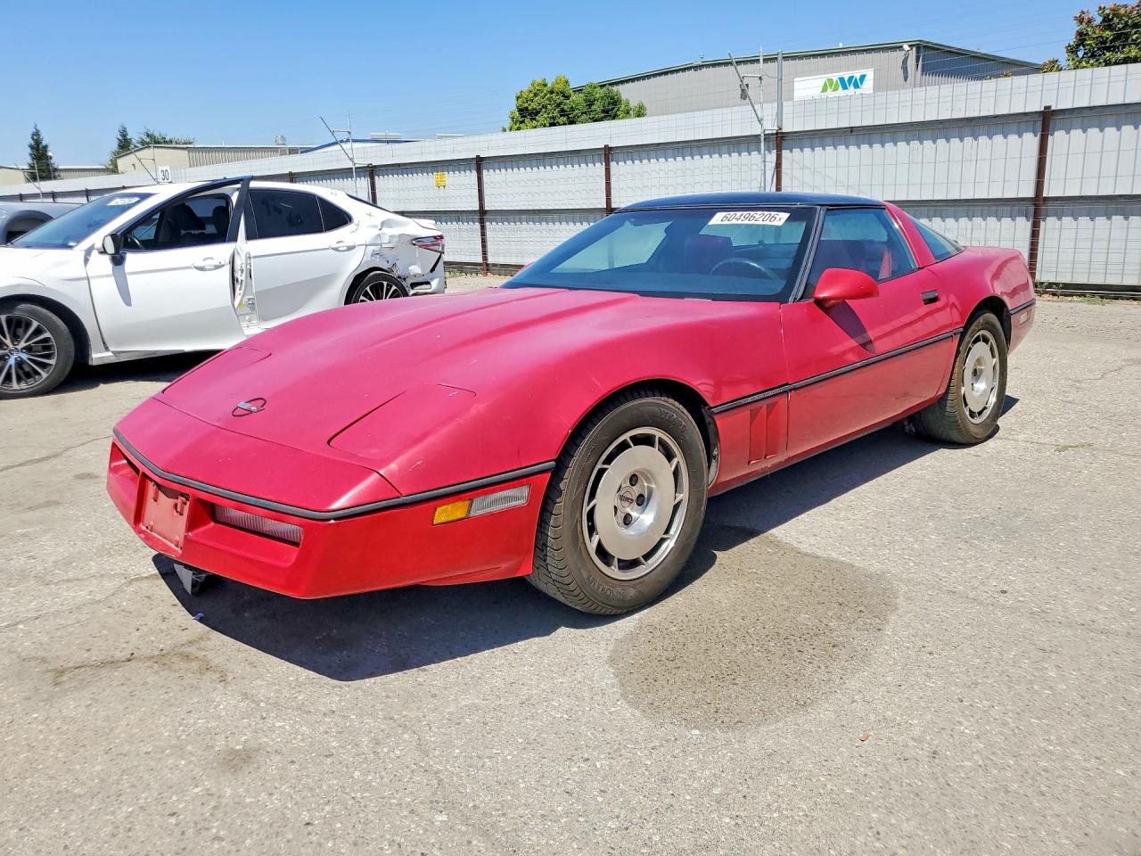 1986 Chevrolet Corvette Red vin: 1G1YY0784G5123135