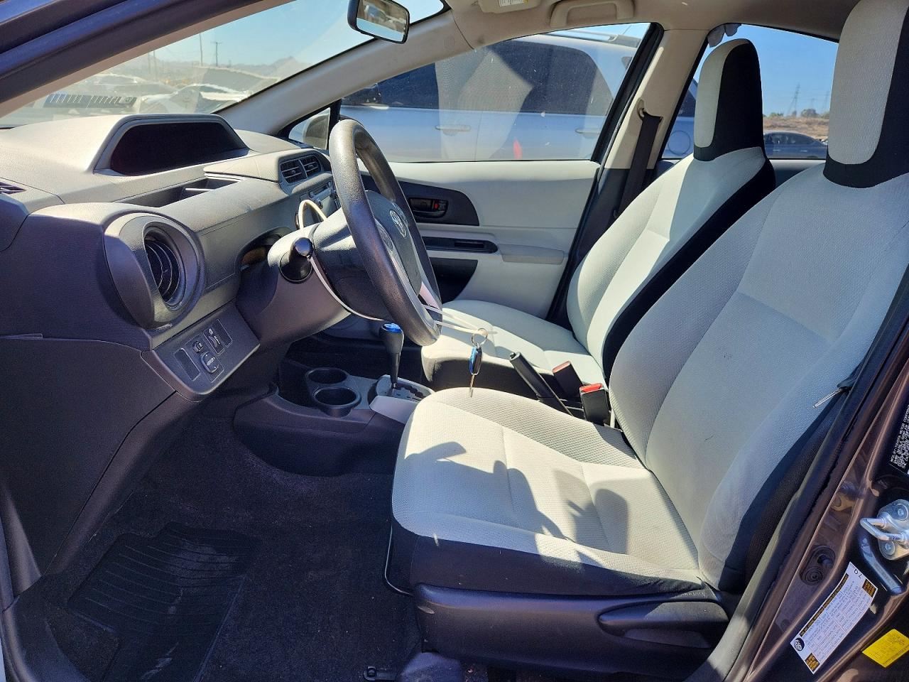 2014 Toyota Prius C One Gray vin: JTDKDTB3XE1560146