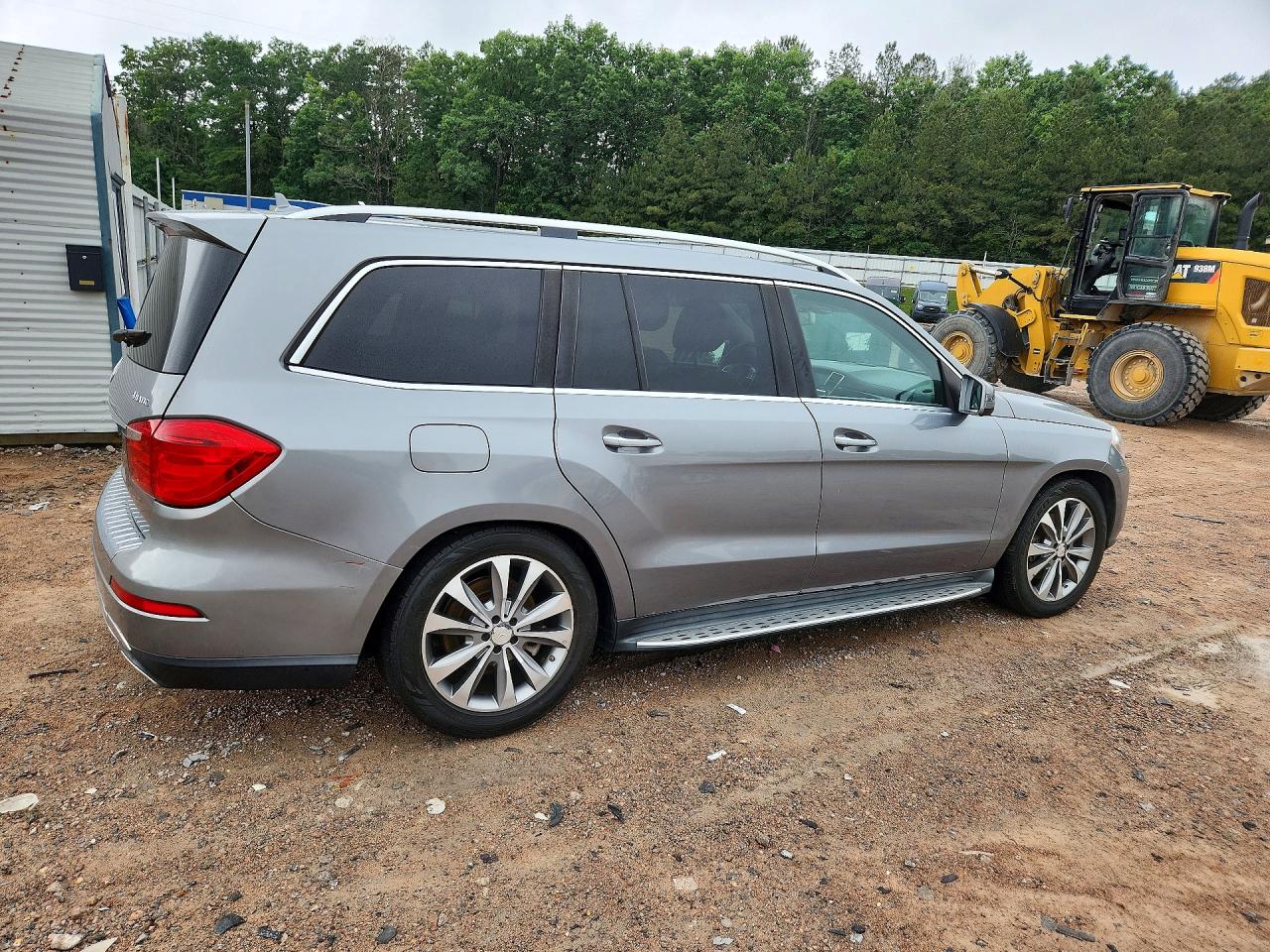 2014 Mercedes-benz Gl 450 4matic Silver vin: 4JGDF7CE3EA353832