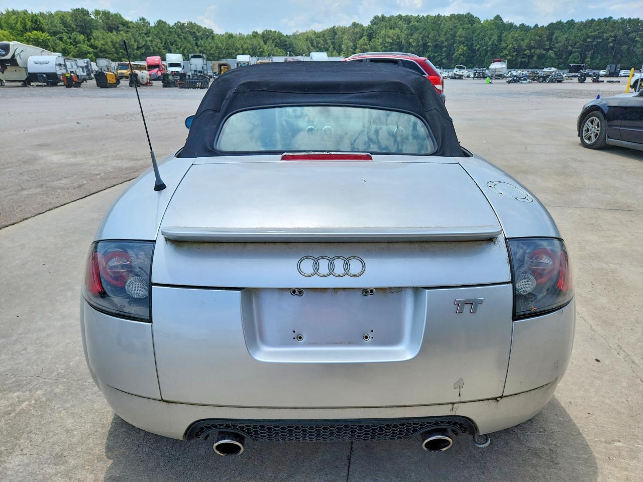 2001 Audi Tt Quattro Silver vin: TRUUT28N411017566