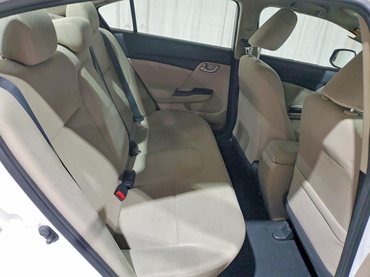 2013 Honda Civic Natural Gas White vin: 19XFB5F59DE000385
