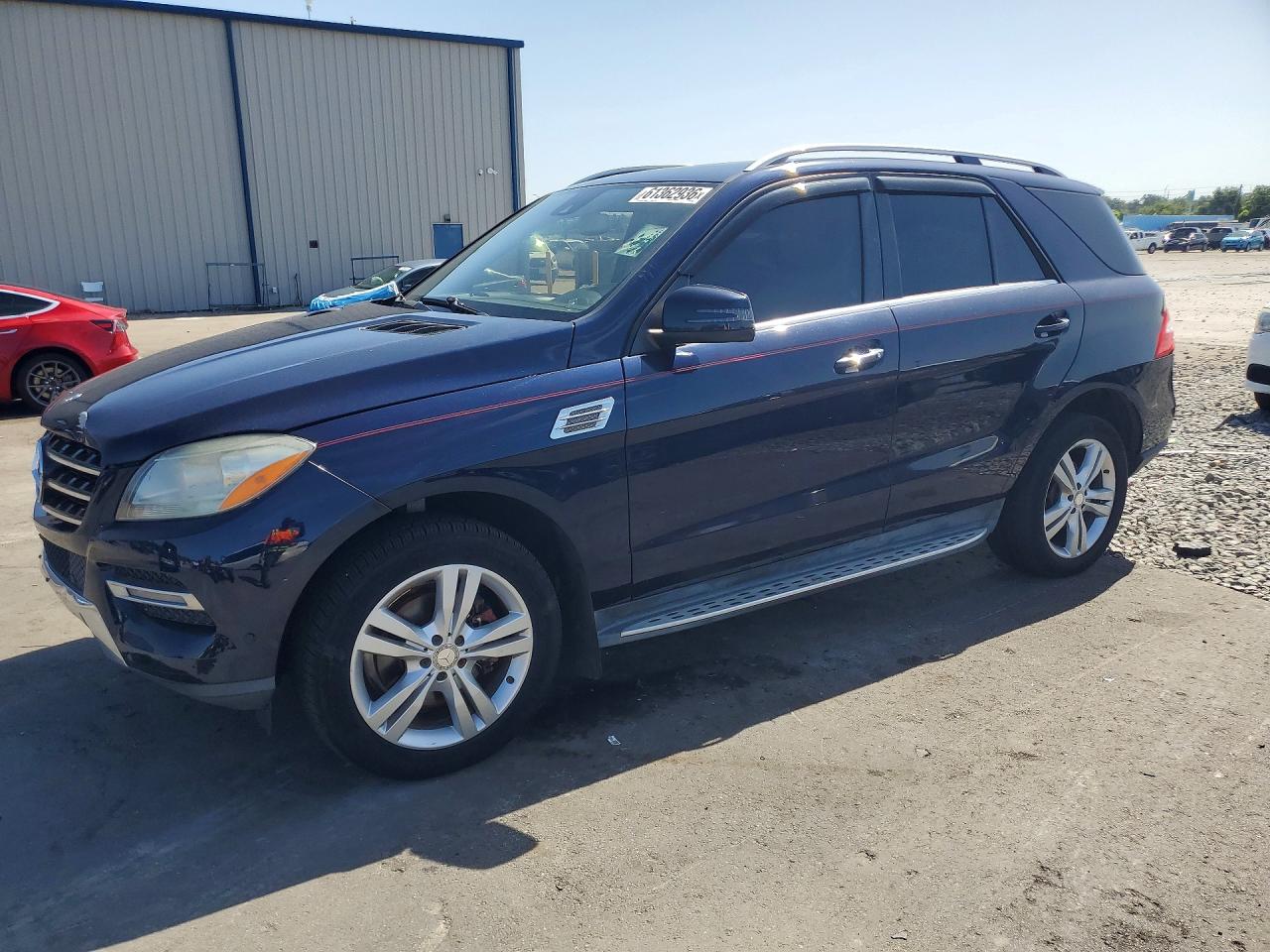 2014 Mercedes-benz Ml 350 Blue vin: 4JGDA5JB7EA416510