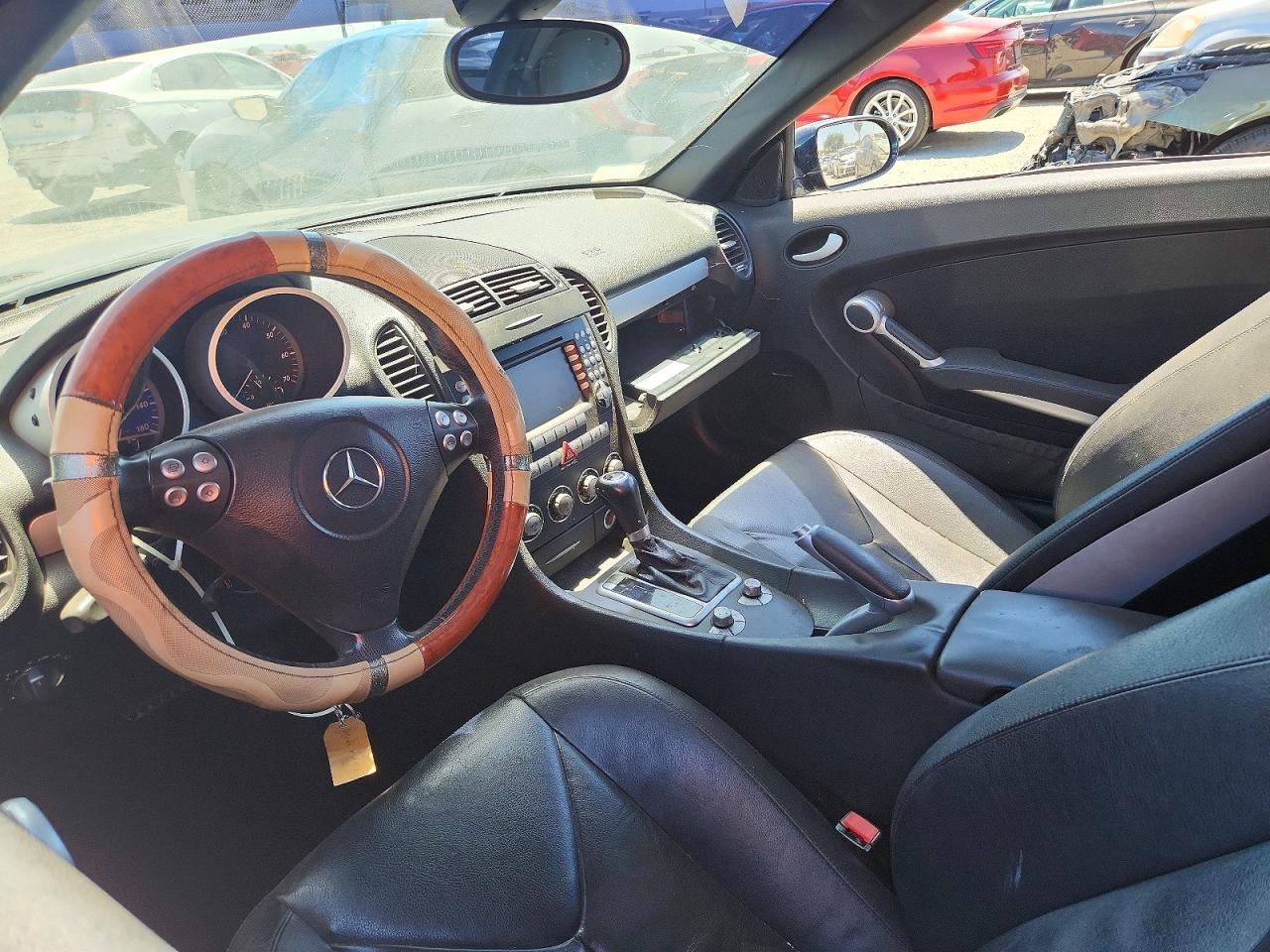 2008 Mercedes-benz Slk 350 Blue vin: WDBWK56F78F176483