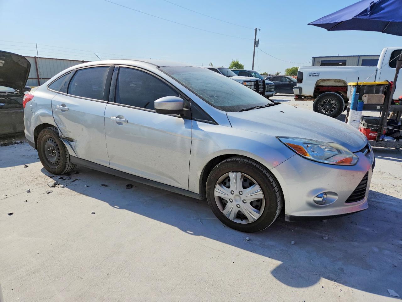 2012 Ford Focus Se Silver vin: 1FAHP3F27CL461956