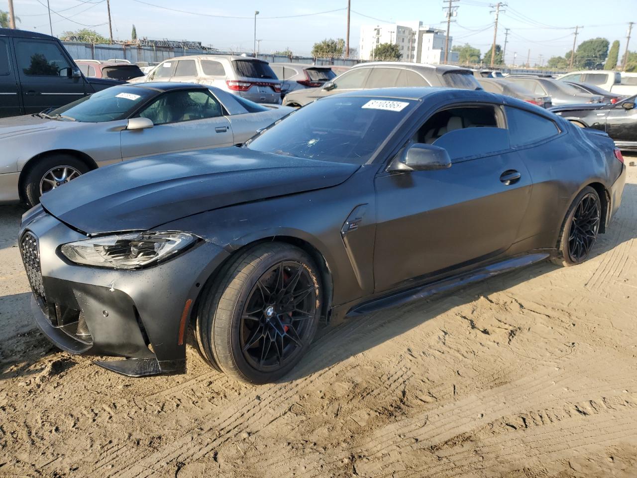 2022 Bmw M4 Competition Black vin: WBS33AZ03NCJ60062