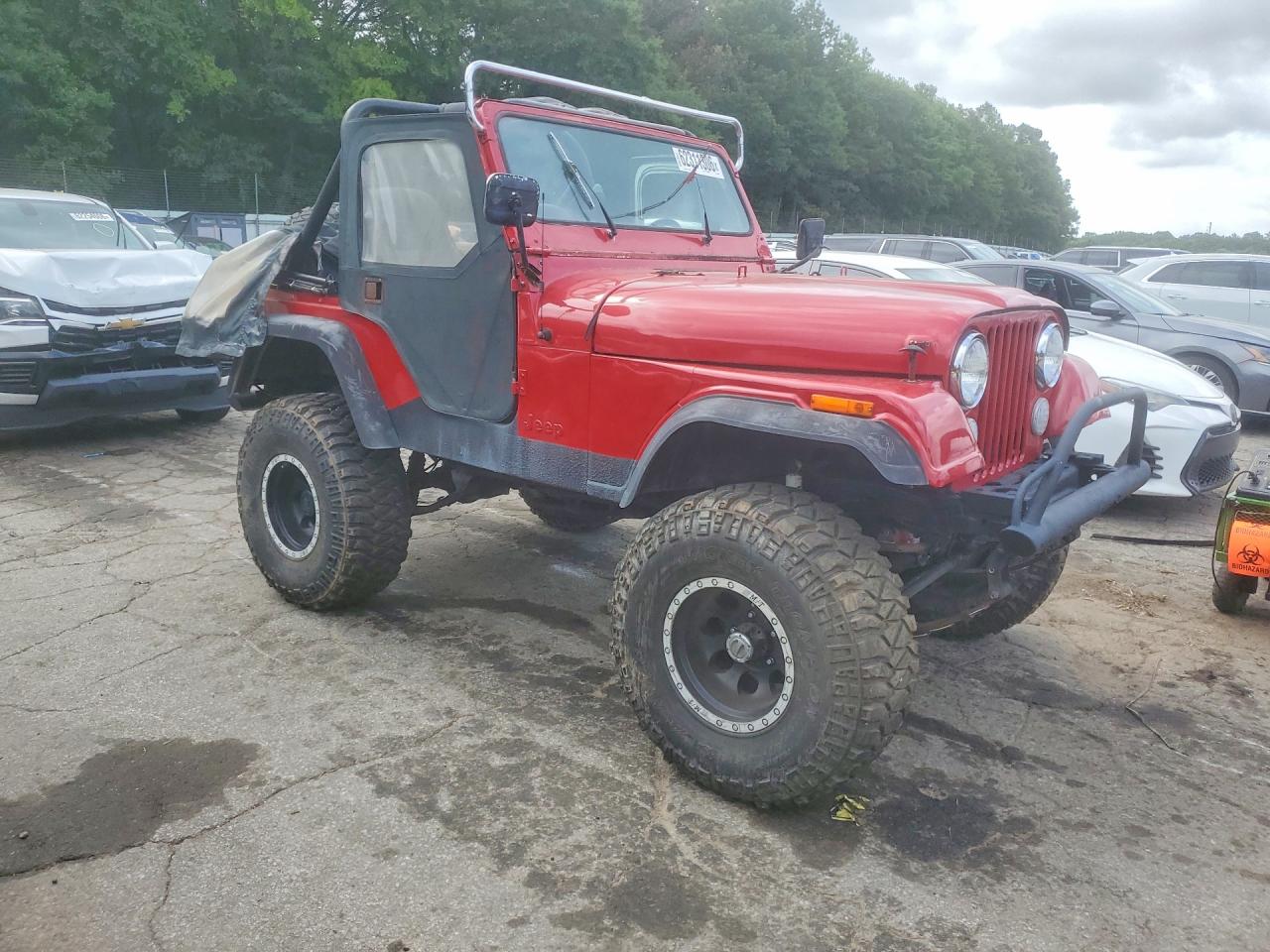 1981 Jeep Jeep Cj5 Red vin: 1JCCM85AXBT069649