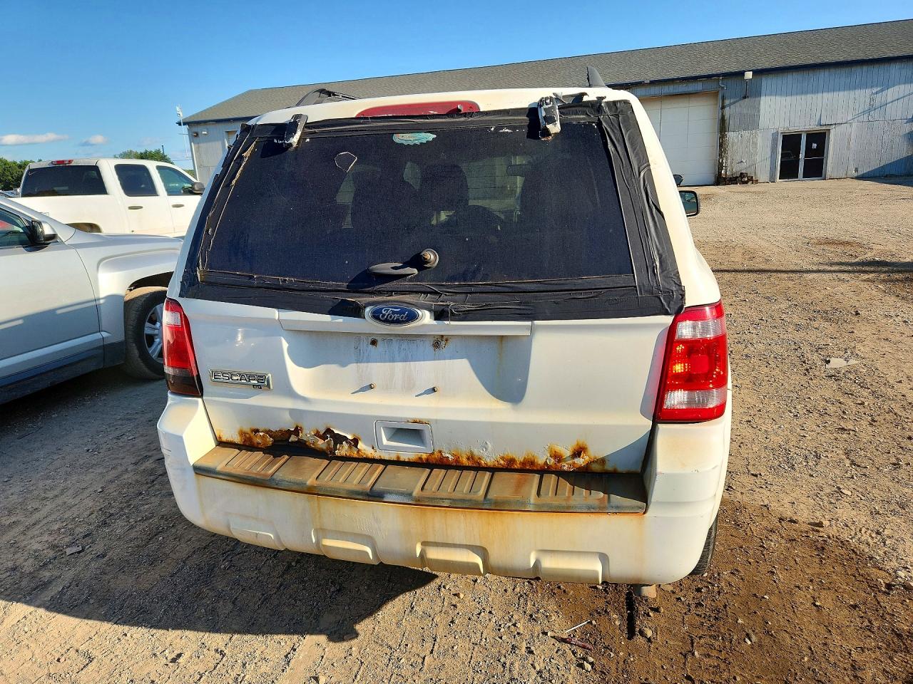 2012 Ford Escape Xlt White vin: 1FMCU0D76CKB95051