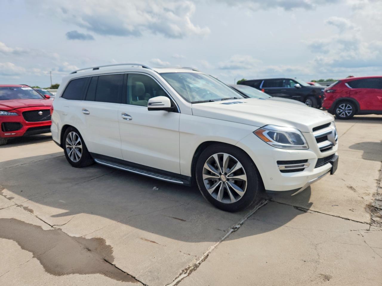 2015 Mercedes-benz Gl 450 4matic White vin: 4JGDF6EE3FA495770