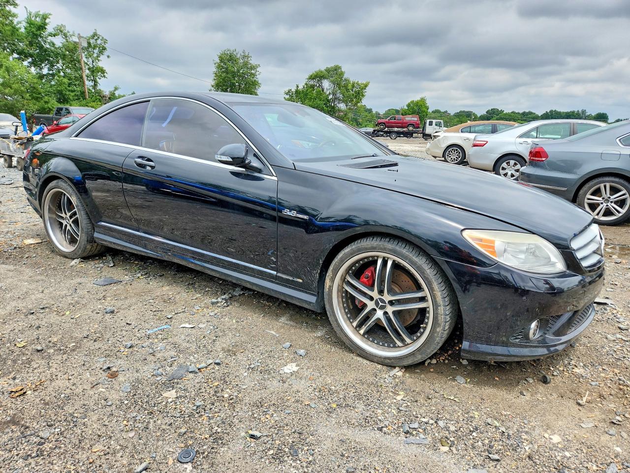 2007 Mercedes-benz Cl 550 Black vin: WDDEJ71XX7A006731