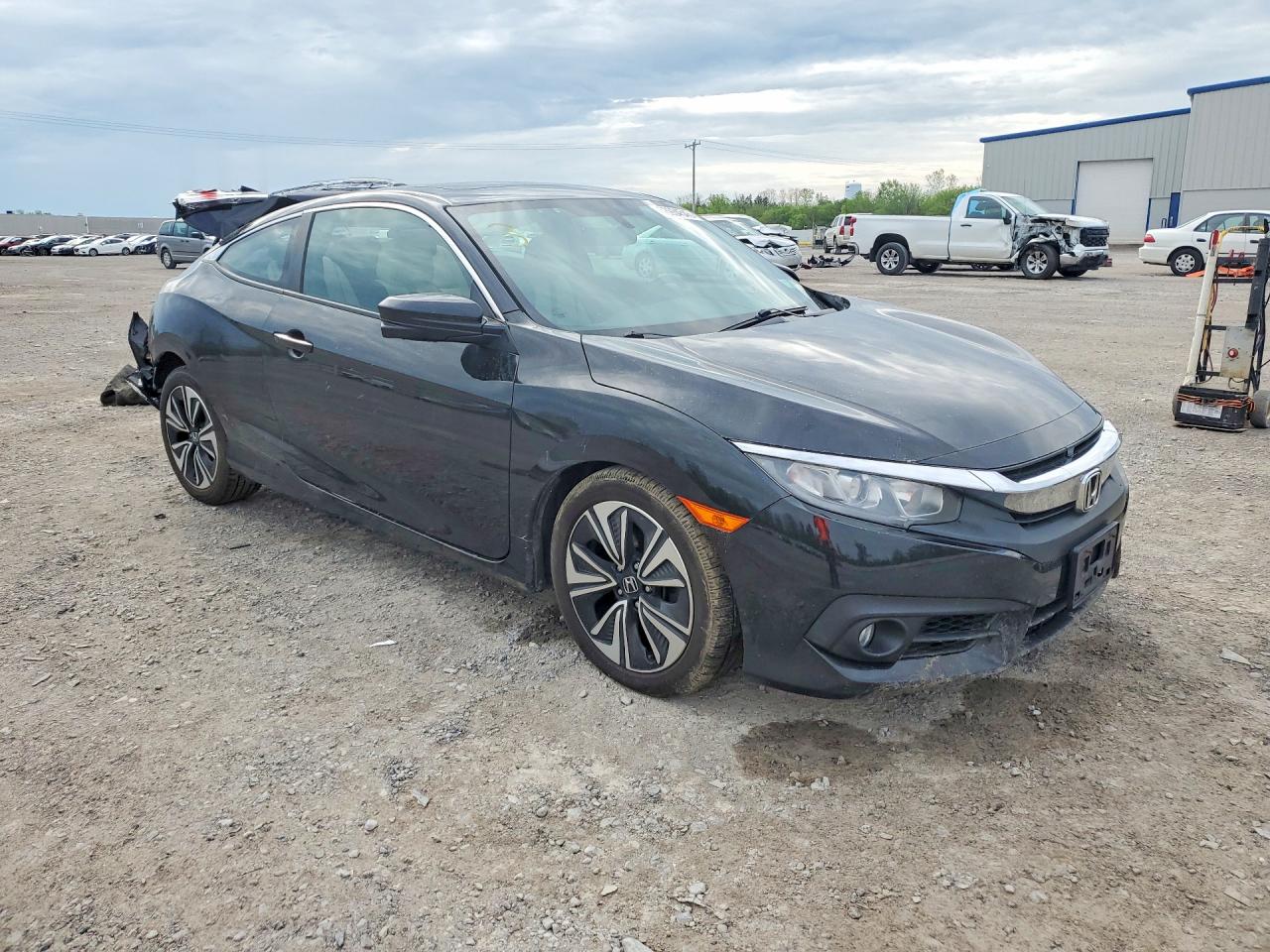 2017 Honda Civic Ex Черный vin: 2HGFC3B39HH357289
