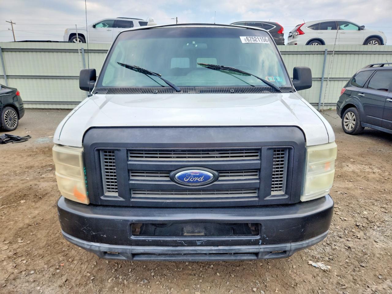 2011 Ford Econoline E350 Super Duty Wagon White vin: 1FBSS3BL4BDB01845