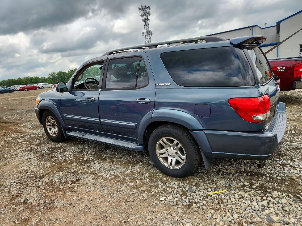 2005 Toyota Sequoia Limited Blue vin: 5TDZT38A55S258452
