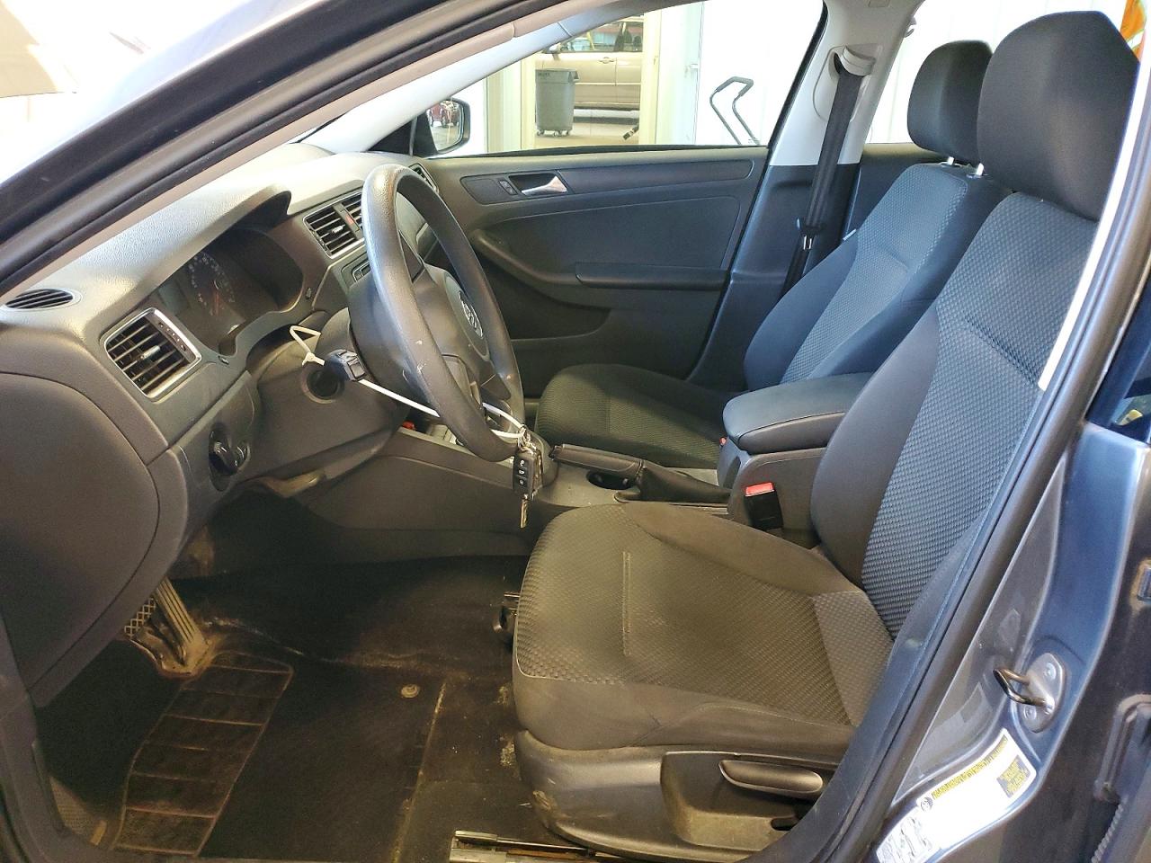 2013 Volkswagen Jetta Base Gray vin: 3VW2K7AJ7DM401757