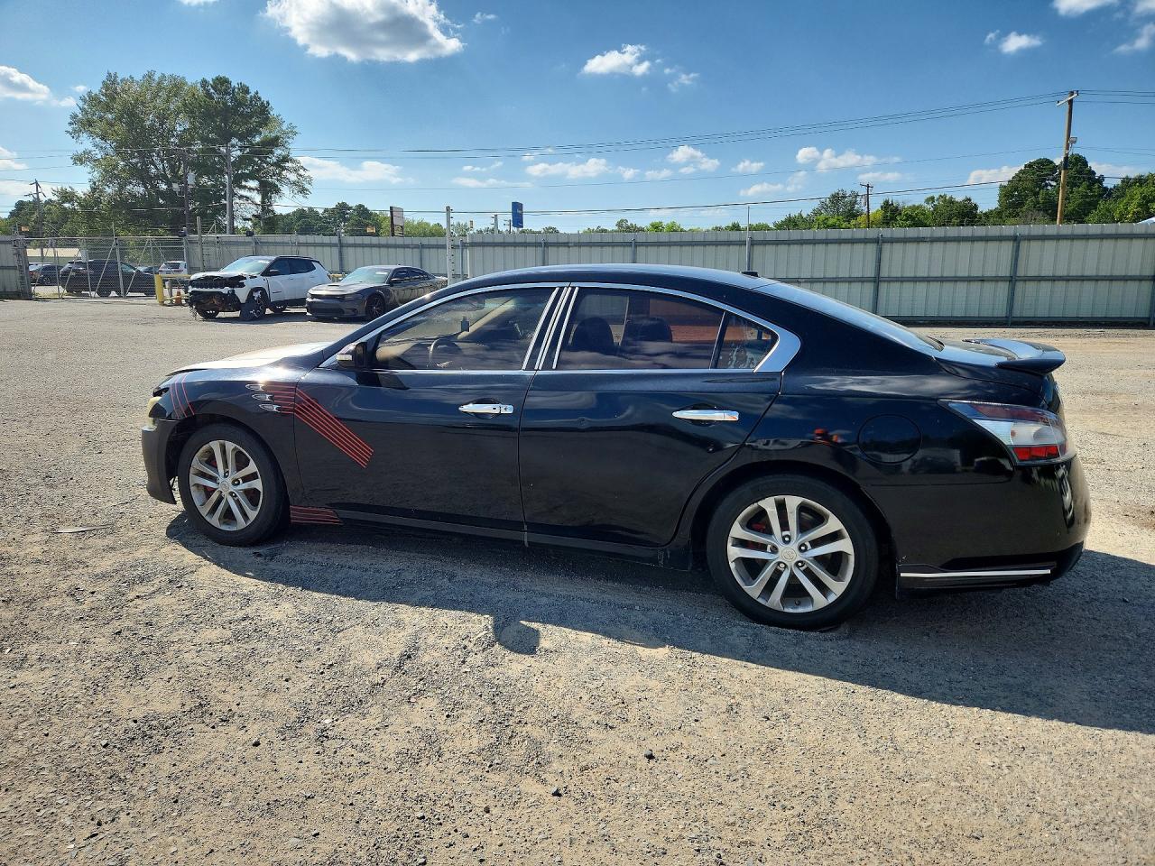 2013 Nissan Maxima 3.5 S Black vin: 1N4AA5AP4DC825950