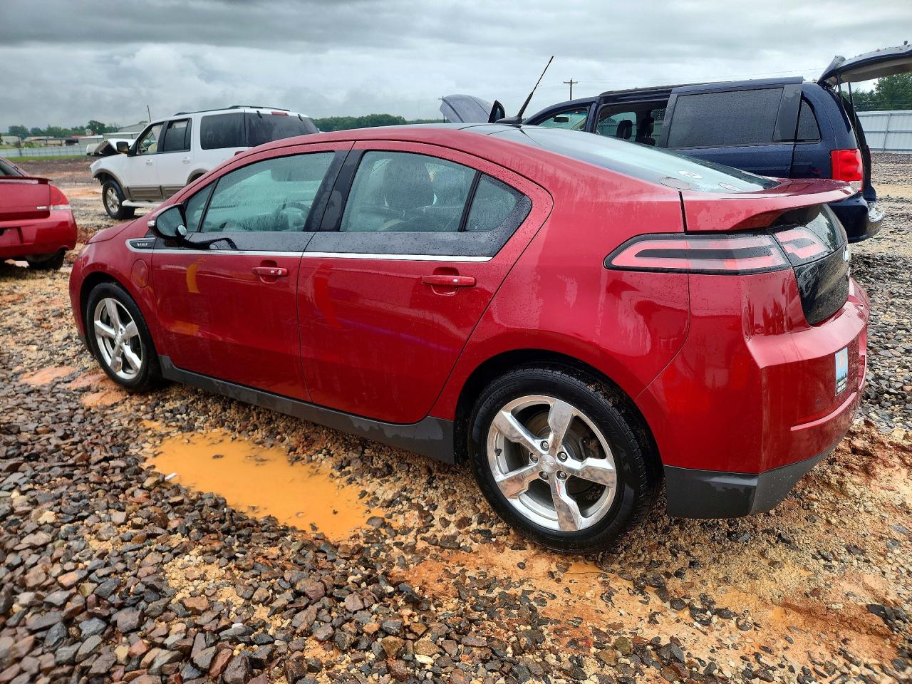 2012 Chevrolet Volt Красный vin: 1G1RB6E43CU113785