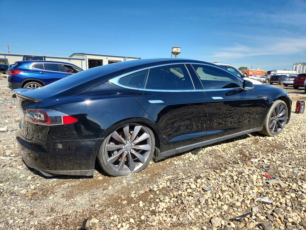 2013 Tesla Model S Black vin: 5YJSA1BG5DFP03896