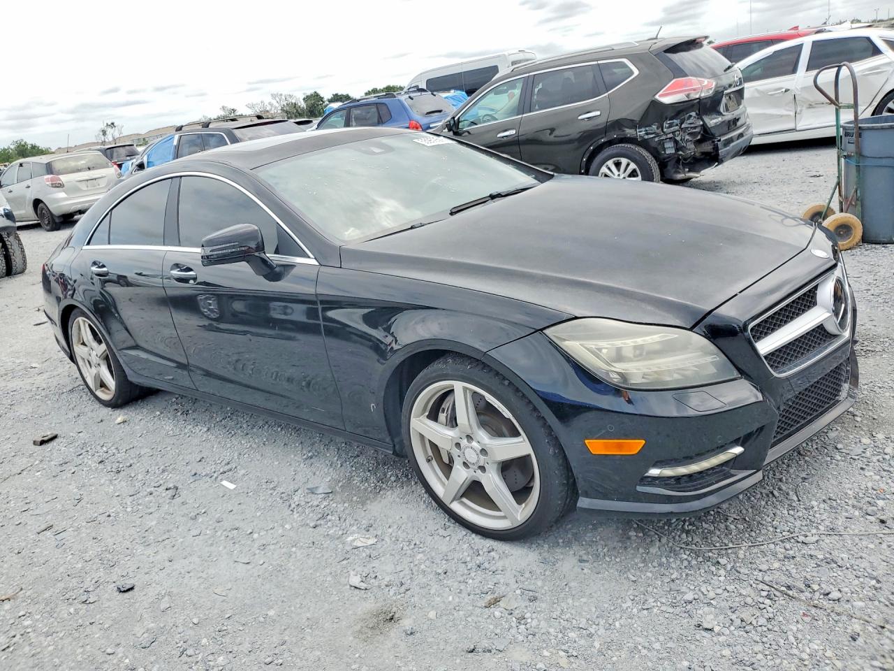 2014 Mercedes-benz Cls 550 Black vin: WDDLJ7DB2EA122591