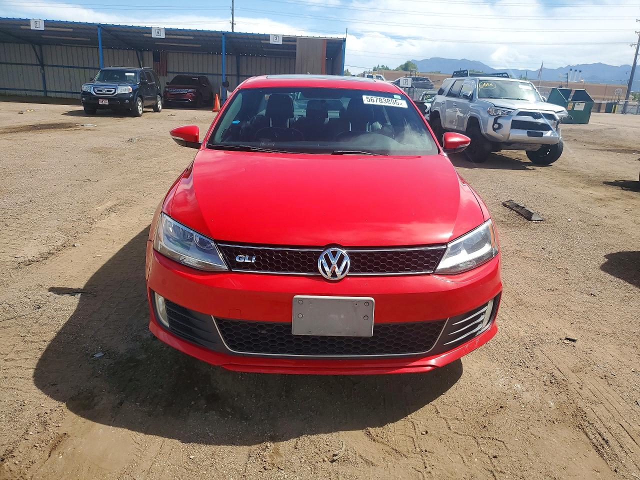 2013 Volkswagen Jetta Gli Red vin: 3VW5S7AJ2DM291777