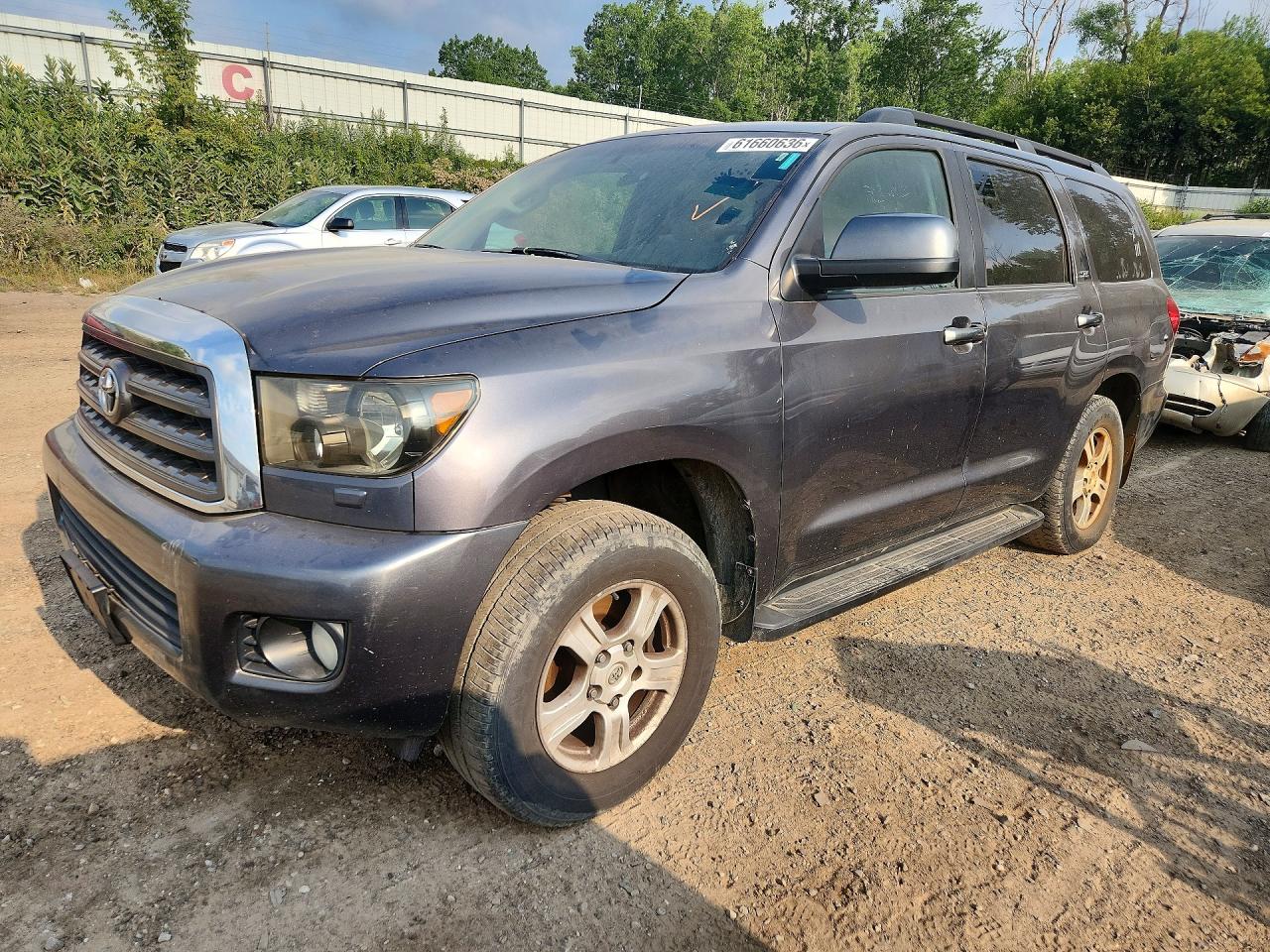 2011 Toyota Sequoia Sr5 Black vin: 5TDBW5G14BS047972
