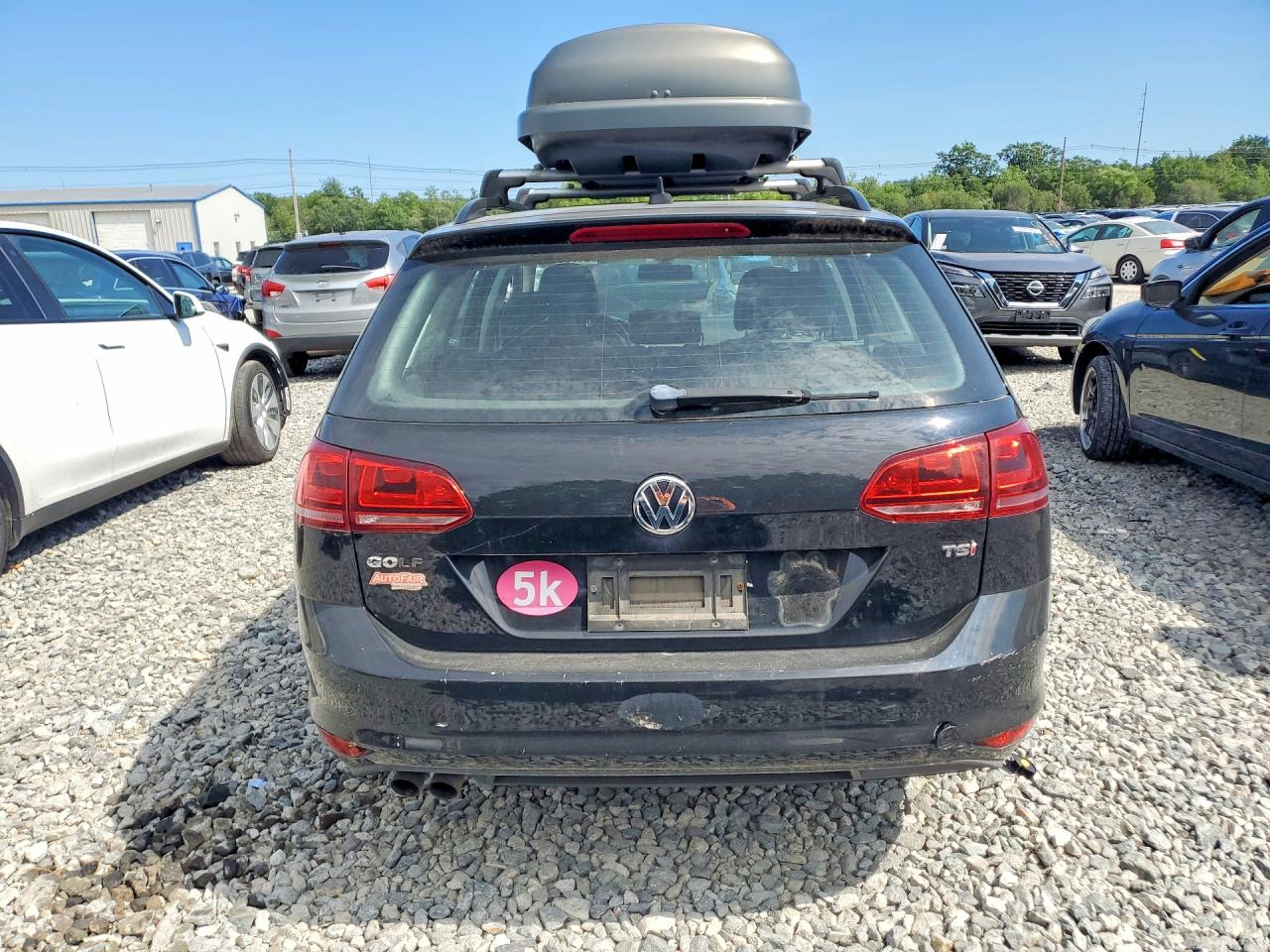 2015 Volkswagen Golf Sportwagen S Black vin: 3VWC17AU2FM519588