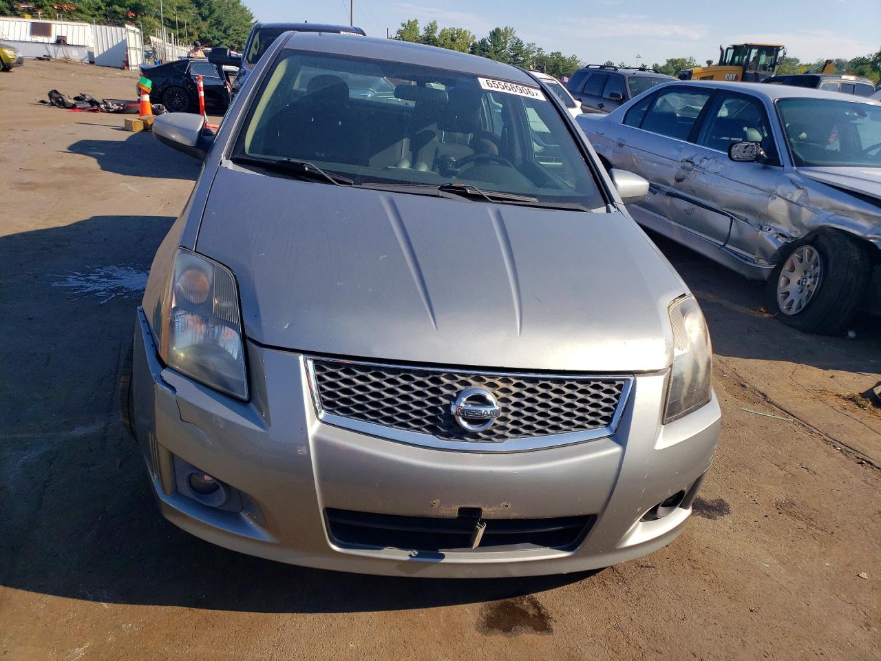 2007 Nissan Sentra Se-r Silver vin: 3N1BB61E97L712197